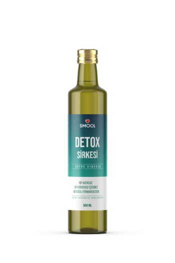 SMOOL Detox Sirkesi Doğal Fermentasyon Sandaloz Sakızlı Detoks 500 ML Vinegar