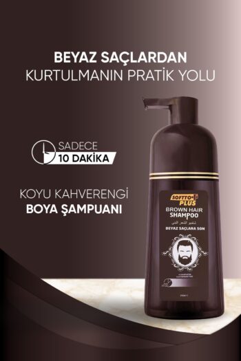 Softto Plus Beyaz Saçlar Için Koyu Kahverengi Şampuan