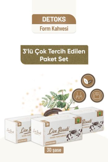 Lien Beaute Kilo Verme Ve Zayıflama Yardımcı & Diyet Destekleyici Detoks Form Kahvesi 3'lü Ekonomik Paket