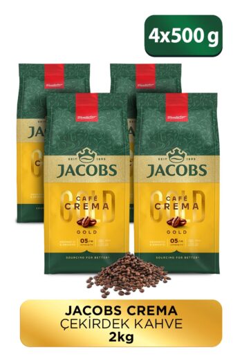 Jacobs Cafe Crema Çekirdek Kahve 500 gr X4 Adet