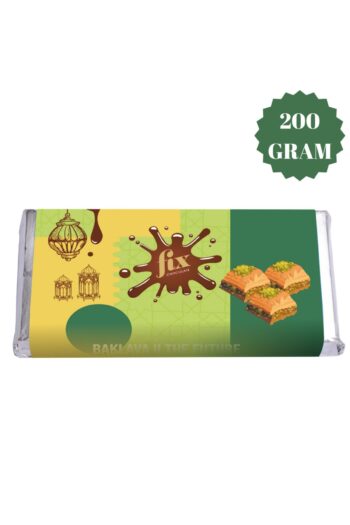 Fix 1 ADET X 200 GRAM BAKLAVALI ORİJİNAL DUBAİ ÇİKOLATASI