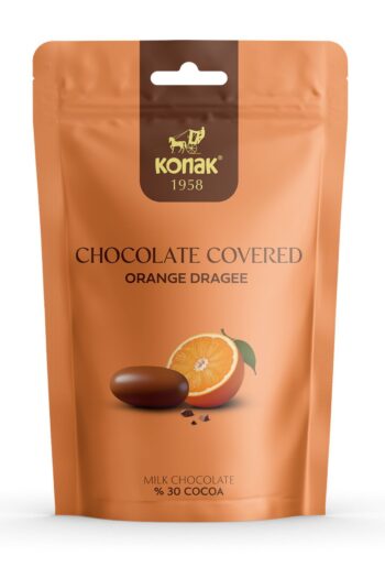 KONAK Sütlü Çikolata Kaplı Portakal Draje