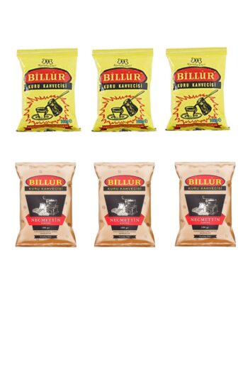 Billur Kahve Seti ( 3 Adet Türk Kahvesi 100gr + 3 Adet Dibek Necmettin Kahvesi 100gr )
