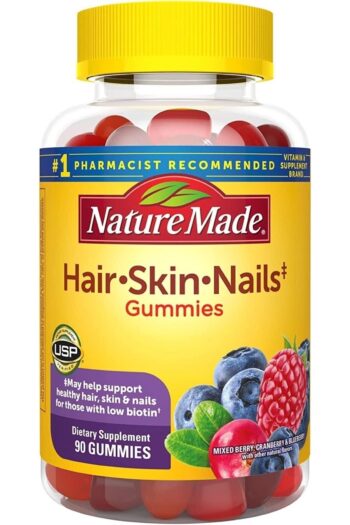 Nature Made Hair Skin And Nails‡ 2500 Mcg Biotin 90 Gummies