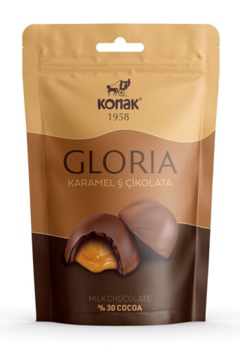 KONAK Gloria Çikolata Kaplı Karamel