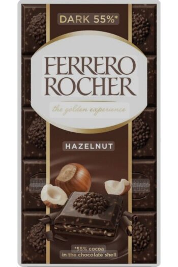 Ferrero Ferroro Rocher Zartbitter Hazelnut Chocolate Bar 90g