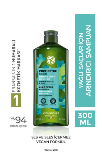Yves Rocher Yağlı Saçlar İçin (Pure Detox) Arındırıcı Şampuan -  Vegan-300 ml