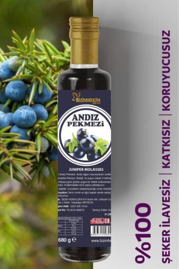 BİZİMHEKİM %100 Doğal Andız Pekmezi 680 gr Koruyucusuz Katkısız Andız (Ardıç) Pekmezi