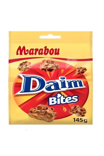 MARABOU Daim Bites Mısır Gevrekli Sütlü Çikolata Kaplı,bademli Karamel Dolgulu Çikolata 145 G
