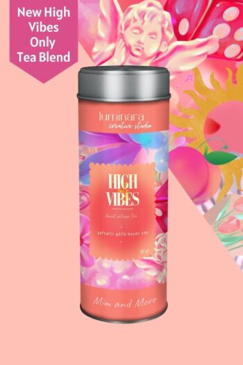 Mim and More High Vibes Only Tea - Güllü & Şeftali Aromalı Beyaz Çay, 30gr