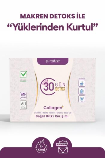 Makren 30 Gün Detox - Doğal Bitkisel Detoks Çayı 60 Şese