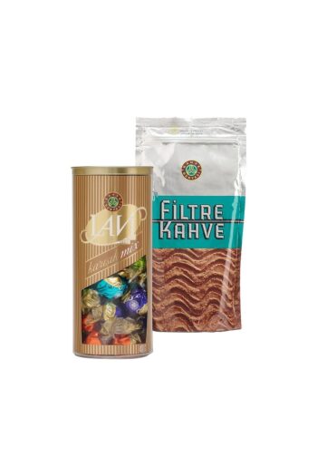 Kahve Dünyası Lavi Karışık Silindir Kutu 400 Gr + Filtre Kahve 250 Gr Paketi