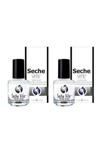 Seche Vite Dry Fast Top Coat Hızlı Kurutucu Üst Kaplama 14 Ml 2 Adet