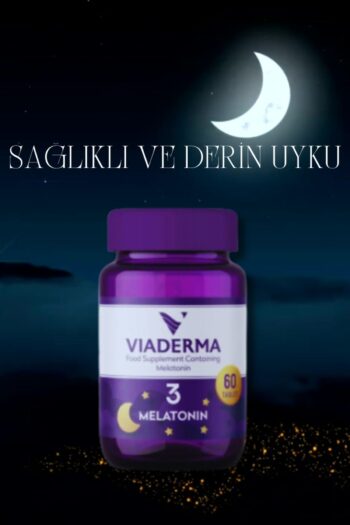 Viaderma Melatonin 3 Mg 60 Tablet Uyku Destekleyici Düzenleyici Derin Uyku