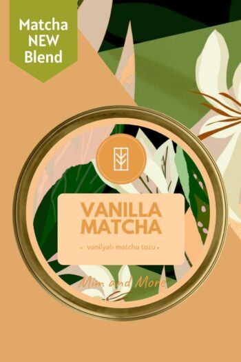 Mim and More Vanilla Matcha - Vanilya Aromalı Matcha, 25 gr