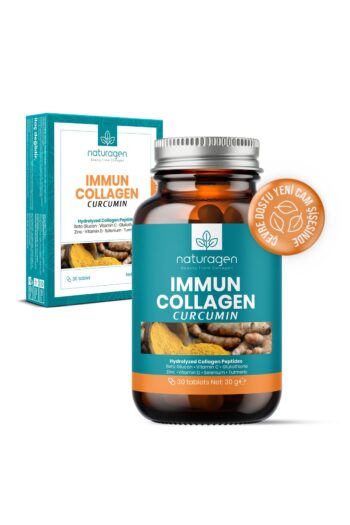 Naturagen Immun Collagen Curcumin (ZERDEÇALLI) Yeni Cam Şişe 30 Tablet