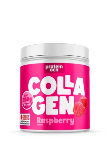 Proteinocean Collagen - Kolajen | Ahududu - 6 Vitamin İlaveli - Tip 1,2,3 - 250g 25 Servis
