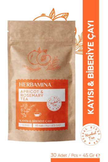 Herbamina Kayısı & Biberiye Karışık Bitki Çayı (APRİCOT & ROSEMARY TEA) 1,5grx45 Saşet