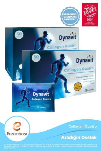 Dynavit Collagen Quatro Mango Aromalı 30 Saşe X 2 - Hidrolize Tip II Tavuk Kolajen Peptit