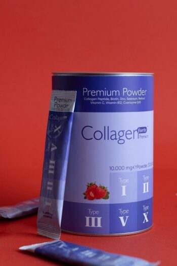 Collagen Forte Platinum Premium Kolajen Powder 10g X 30 Şase Biotin & Multivitamin Çilek Aromalı
