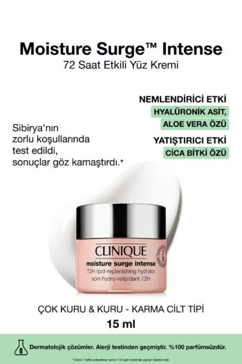 Clinique Moisture Surge™ Intense 72 Saat Nem Koruma Teknolojili Yoğun Nemlendirici Yüz Kremi 15 ml