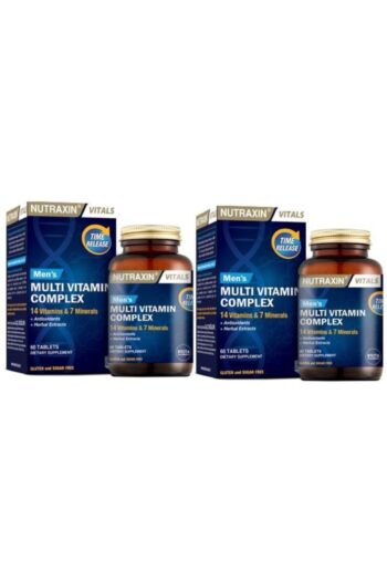 Nutraxin Mens Multi Vitamin Complex 60 Tablet X 2