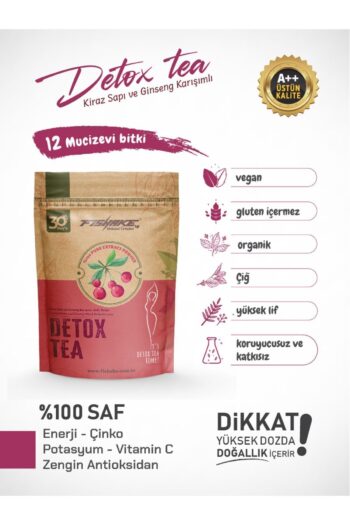 FiShake Kiraz Sapı Ve Gınseng Karışımlı Detox Tea Form Diyet Çay (30 GÜN)