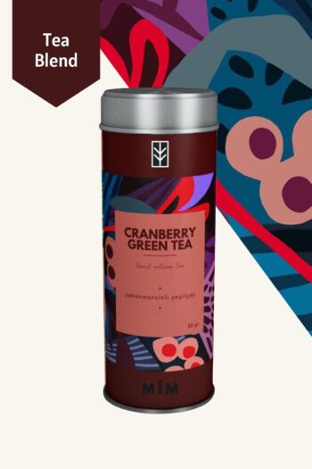 Mim Tea Cranberry Green Tea - Yaban Mersinli Yeşil Çay, 50 gr