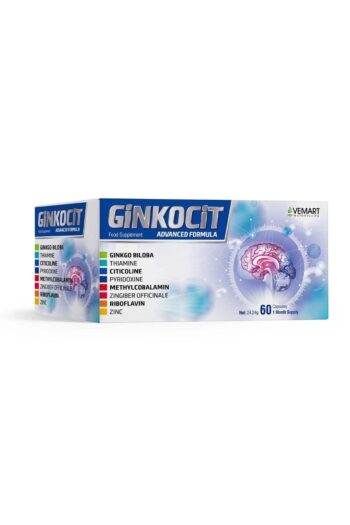 Ginkocit 60 Kapsül Ginkgo Biloba+citicolin Multivitamin
