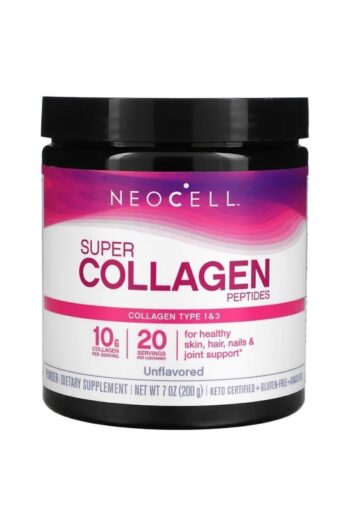 Neocell Super Collagen Peptides Unflavore Powder, 7 Oz 200 gr 20 Servings