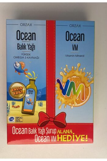 Orzax Ocean Balık Yağı Şurup Portakal Aromalı 150 Ml+ Ocean Vm Şurup 150 ml