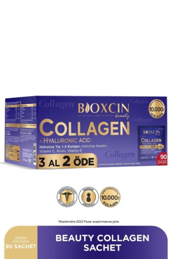 Bioxcin Beauty Collagen Toz Saşe 10.000 Mg 3 Al 2 Öde Tip 1 - Tip 3 Hidrolize Kolajen - Keratin