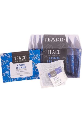 TEA CO Long Island – Şeftali Ve Güllü Siyah-yeşil Çay - 12 Müslin Çay Poşeti