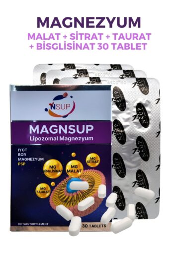 NSUP Mag Magnezyum Malat + Sitrat + Taurat + Bisglisinat 30 Tablet 8681097401301