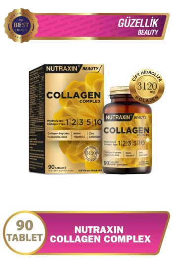 Nutraxin Collagen Beauty Complex 90 Tbl - Hidrolize Tip 1, 2, 3, 5, 10, Biotin, Zinc, Bakır, Hya,