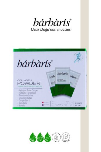 Barbaris Kolajen Powder Three Peptıdes Complex (BALIK-SIĞIR-TAVUK) Tip 1-2-3 Eklem , Kıkırdak ,kemik 30 Şase