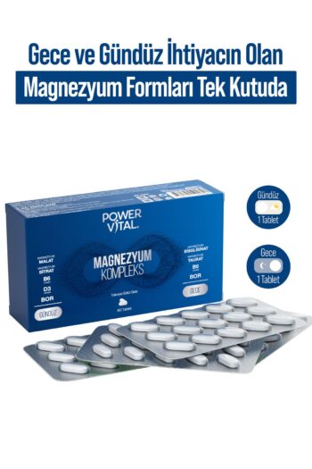 Power Vital Magnezyum Kompleks - Gece ve Gündüz Formları 60 Tablet