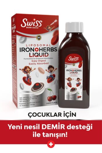 Bork Swiss Natural Liposomal Iron Herbs 150 ml Şurup Yeni Nesil Demir Desteği Demir Şurubu