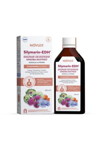 novlex Silymarin-EDH Enginar, Devedikeni, Hindiba, Zerdeçal ve Piperin Ekstraktı 250ml (Karaciğer)