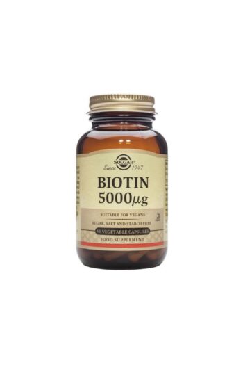 Solgar Biotin 5000 Mg 50 Kapsül