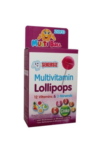 Multiball Zero ( Şekersiz ) 7 Adet Lolipops 12 Vitamin 3 Mineral