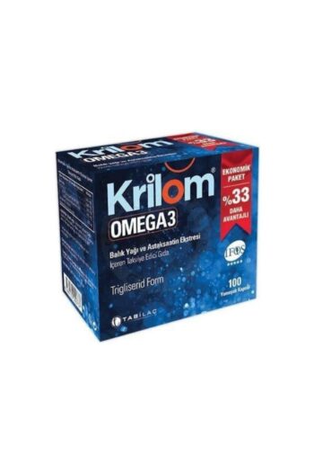 Krilom Omega3 100 Yumuşak Kapsül