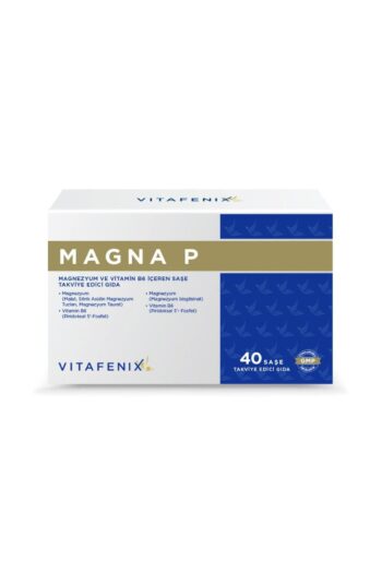 Vitafenix Magna-p Magnezyum ve Vitamin B6 İçeren Şase Takviye Edici Gıda 40 Şase