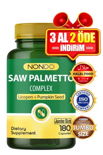 Nondo Saw Palmetto Complex 180 Kapsül (jumbo Boy Cüçe Palmiye Likopen Çinko Isırgan Otu )