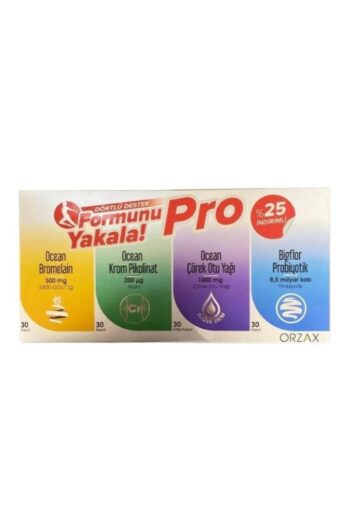 Ocean Formunu Yakala Pro Dörtlü Destek Seti ( Ocean Bromelain , Ocean Krom Pikolinat, Ocean Çö