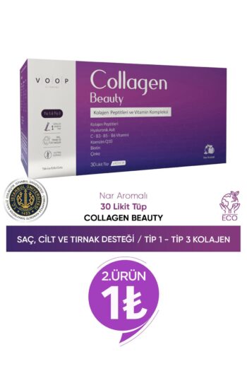 VOOP Collagen Beauty Yüksek Biyoaktif Hidrolize Kolajen %100 Saf Ve Doğal - 30 Tüp