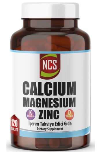 Ncs Kalsiyum Magnezyum Taurat Çinko 120 Tablet Vitamin D & K