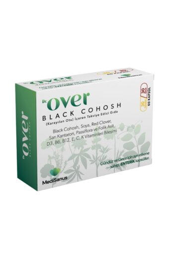 Dr over Black Cohosh, Karayılan Otu, Soya, Red Clover, Sarı Kantaron, Passiflora Içeren Gıda Tak. 1 Kutu