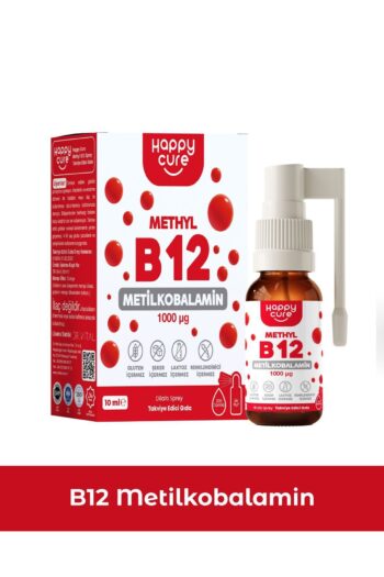 Happy Cure B12 Dil Altı Sprey 10 ml (Metilkobalamin)