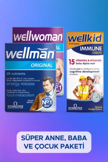 Wellwoman Wellman + Wellwoman + Wellkid Immune Liquid Süper Anne, Baba ve Çocuk Paketi
